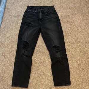 American Eagle Outfitters Black Boyfriend Jeans